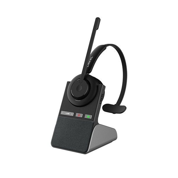 Casque sans fil DECT et Bluetooth Fanvil DH301D Pro, monaural, base DECT multifonction, DECT + Bluetooth 5.3, Busylight