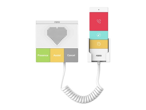 Fanvil Y501W-Y SIP intercom, 2 SIP accounts, 2.4 and 5 GHz Wi-Fi, IP54, healthcare