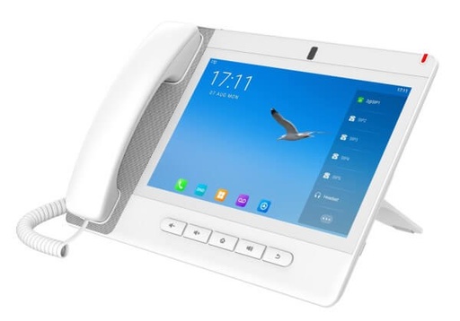 Téléphone SIP Android Fanvil A320, écran tactile 10,1", Android 9.0, 116 touches DSS, Wi-Fi et Bluetooth, blanc