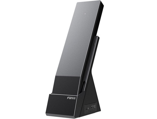 Téléphone SIP Wi-Fi hôtelier Fanvil H603W, 6 touches programmables, Wi-Fi 6 bibande, itinérance rapide, matériau antimic