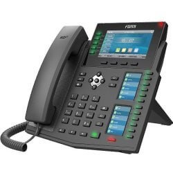 Fanvil X6U V2 SIP-Tischtelefon, 3 Farbdisplays, Bluetooth integriert, PoE