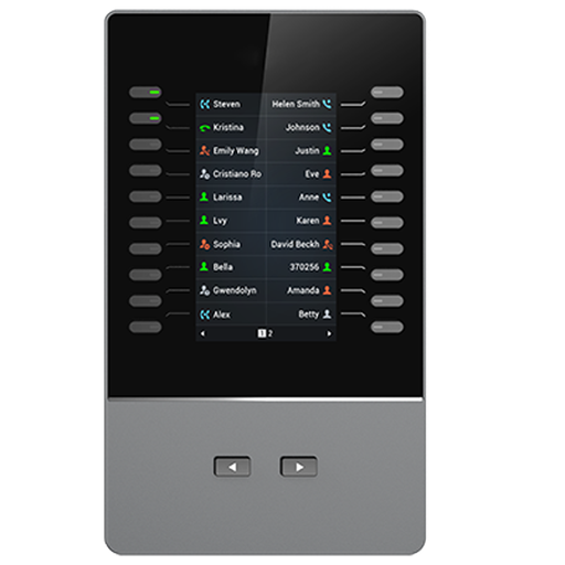 Grandstream GBX20 Erweiterungsmodul, 40 Tasten, 4,3" Farbdisplay, für Grandstream GRP26xx und GXV33xx