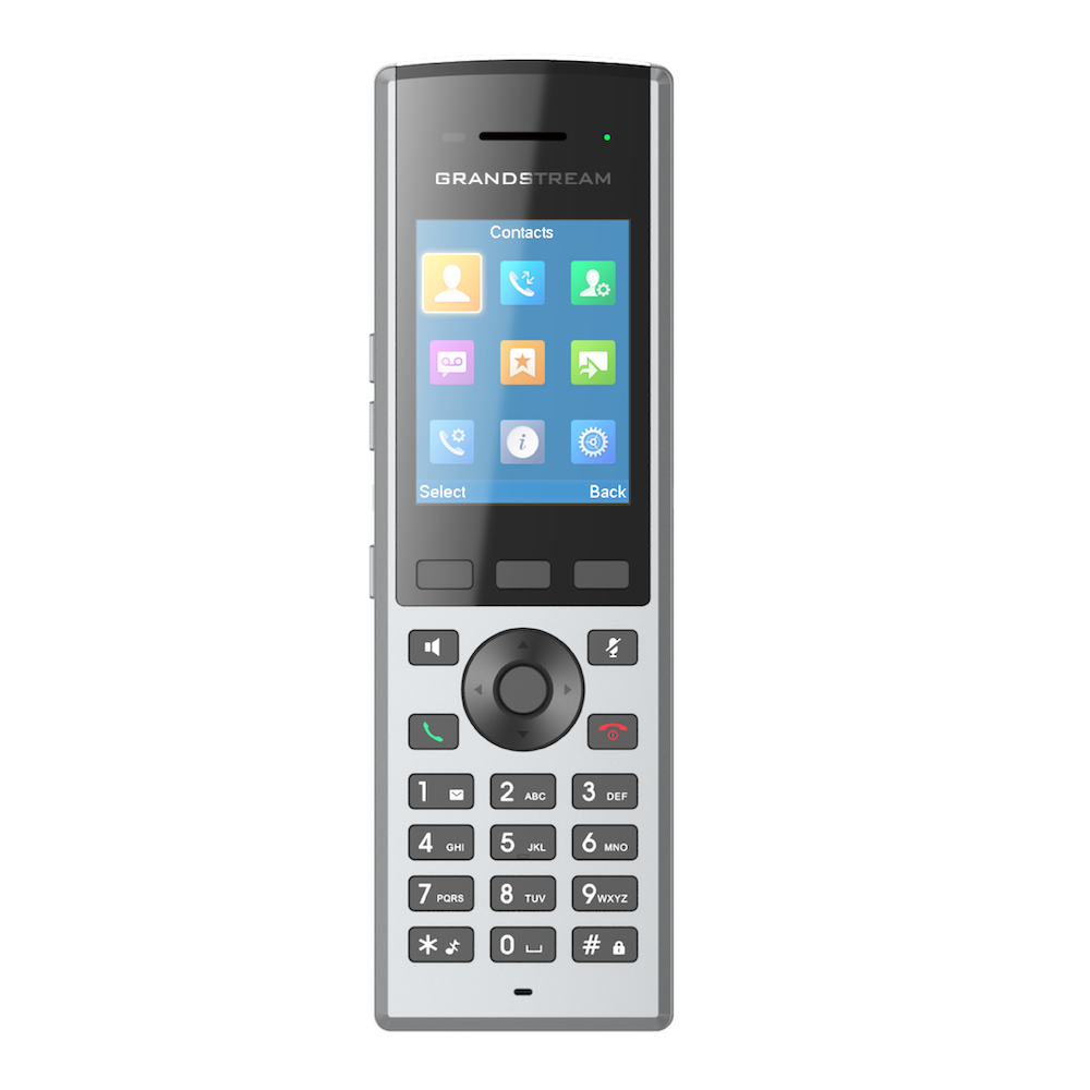 Combiné DECT professionnel Grandstream DP730, écran couleur 2,4", 40 h de conversation, push-to-talk, pour bornes DP750/