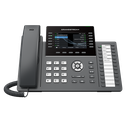 Téléphone de bureau SIP Grandstream GRP2636, 16 comptes SIP, 12 touches de ligne, 24 touches de raccourci, Wi-Fi, PoE
