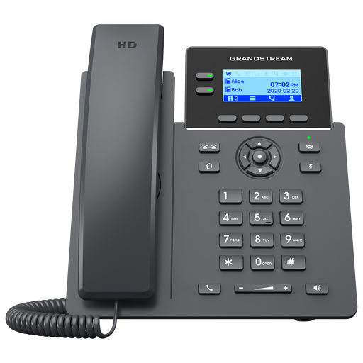Grandstream GRP2602W SIP Wi-Fi phone, 4 SIP accounts, dual-band Wi-Fi, 5-way conferencing