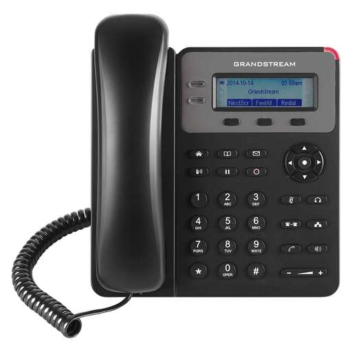 Téléphone de bureau SIP Grandstream GXP1615, 2 comptes SIP, PoE, conférence à 3