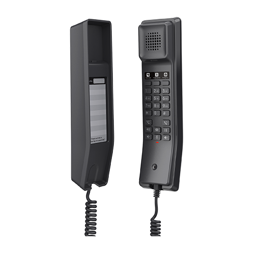 Grandstream GHP611 SIP hotel phone, 2 SIP accounts, 10 speed dial keys, PoE, customizable faceplate