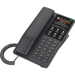 Téléphone SIP pour hôtel Grandstream GHP621, 2 comptes SIP, 6 touches programmables, port USB de charge, PoE
