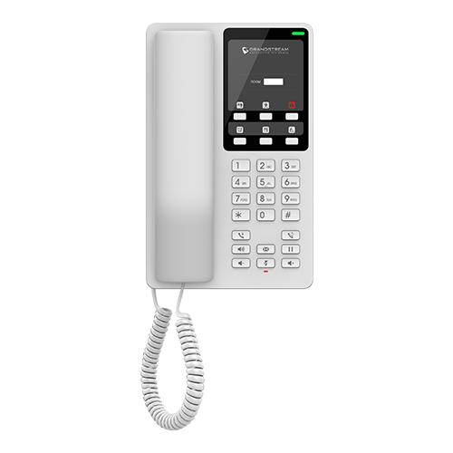 Téléphone SIP Wi-Fi pour hôtel Grandstream GHP620W, 2 comptes SIP, Wi-Fi bi-bande, 6 touches programmables, port USB de 