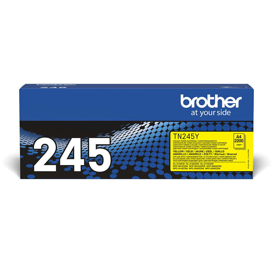 Brother Toner TN-245Y / TN245Y Gelb XL, 2.200 Seiten