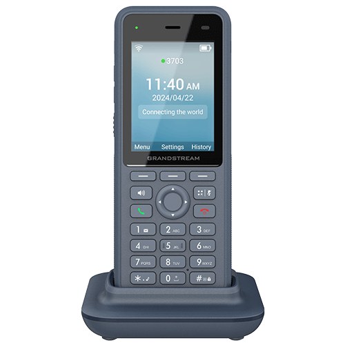 Téléphone SIP Wi-Fi Grandstream WP836, Wi-Fi 6, IP69K, alarmes travailleur isolé, 10 h de conversation