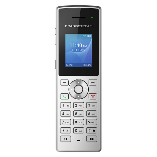 Téléphone SIP Wi-Fi Grandstream WP810, Wi-Fi ac double bande, 2 comptes SIP, écran couleur 1,8", 6 h de conversation