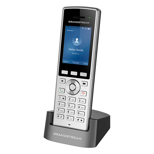 Grandstream WP822 SIP-WLAN-Telefon, Dualband-WLAN ac, Bluetooth 4.2, 2,4" Farbdisplay, 8 h Gesprächszeit