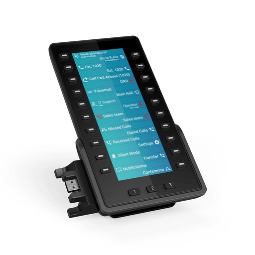 Snom D8C expansion module, 60 keys, 6.86" color display, black, for Snom D8xx