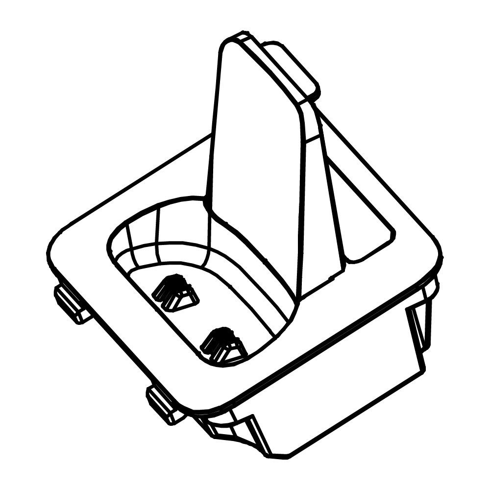 Embase de charge Snom 4673, pack de 6, pour multichargeur MC10, combinés Snom M55