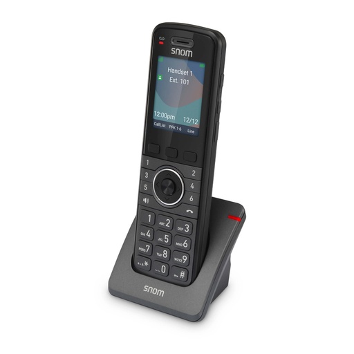 Snom M55 DECT handset, 2.4" color display, Bluetooth, 6 programmable keys, for Snom M500 base