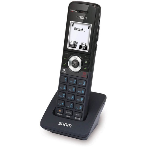 Snom M10 DECT handset, additional handset for Snom M110, 1.7" display, 9 h talk time, 2.5 mm jack