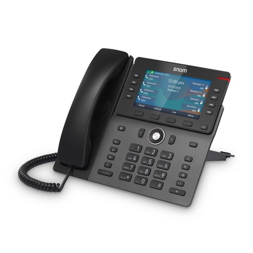Snom M58 DECT desk phone, for Snom M500 base, DECT radio link, desk unit with no network cable