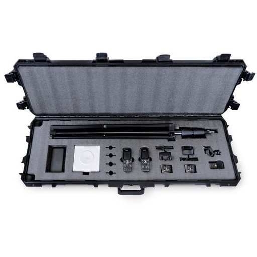 Snom M900 DECT-Messkoffer, Deployment-Koffer, akkubetriebene M900-Basis, 2 Mobilteile M30, Stativ