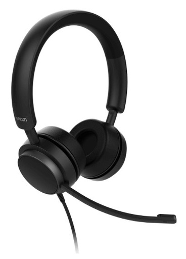 Snom A310D wired headset, binaural, RJ9 Quick Release, passive noise reduction