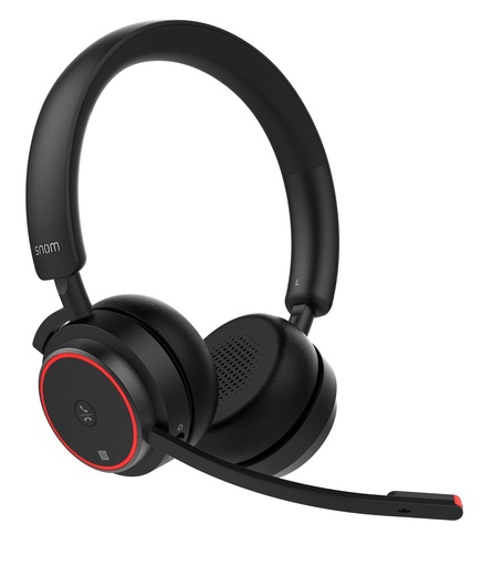 Snom A350D Bluetooth headset, binaural, Bluetooth 5.2, 28 h talk time, dongle included