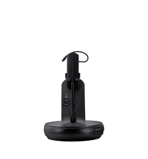 Snom A170C DECT wireless headset, DECT, phone and PC over USB-C, 3 wearing styles, for Snom D3xx and D7xx