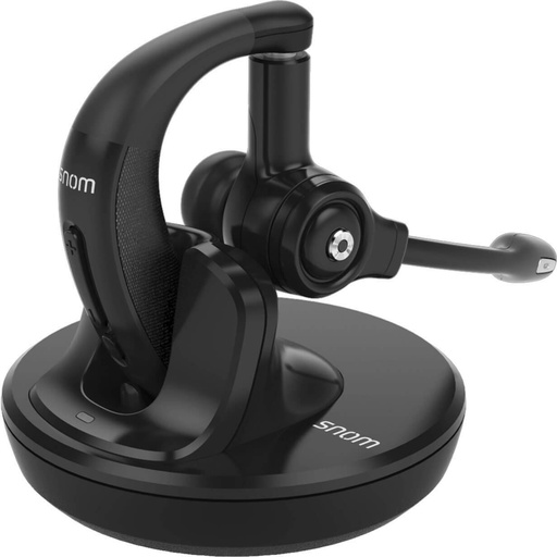 Oreillette DECT Snom A150, DECT, dongle USB, 3 tailles d'embouts, pour Snom D3xx, D7xx et C520