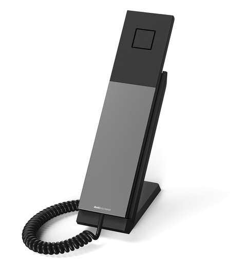 Snom HD30L SIP lobby phone, no keypad, auto-dial on pick-up, 3 programmable keys, antibacterial housing
