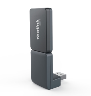 Yealink DD10K DECT-USB-Dongle, DECT CAT-iq 2.0, 50 m Reichweite, für Yealink T41S, T42S, T5x und VP59