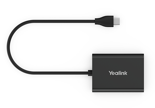 Adaptateur EHS Yealink EHS61, casques WH62 et WH63 (matériel v1), téléphones Mitel, Unify et Yealink T2X/T4XG, 3 câbles 