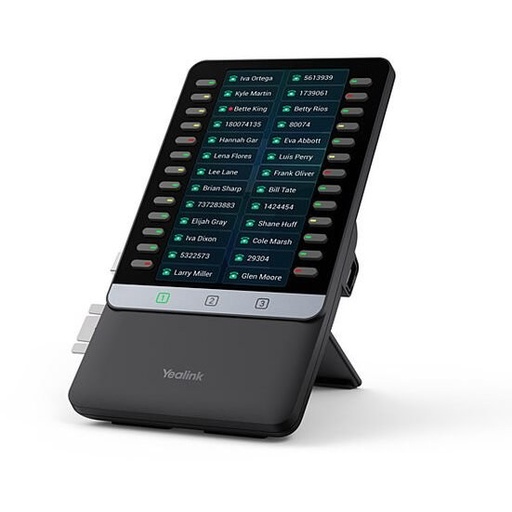 Module d'extension Yealink EXP55, 78 touches sur 3 pages, écran couleur 5,5", pour Yealink T7x et T8x