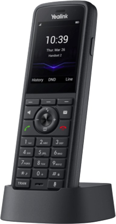Combiné DECT Yealink W59R Pro, renforcé IP67, écran couleur 2,4", Bluetooth, alarme travailleur isolé