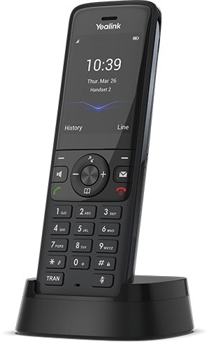 Yealink W74H DECT handset, new generation, compact design, for Yealink W70B, W75, W80 and W90 bases