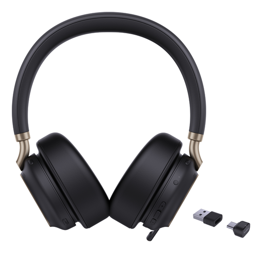 Casque Bluetooth Yealink BH76 Plus Teams, noir, Bluetooth 5.3, ANC hybride, USB-A et USB-C