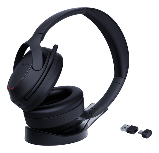 Yealink BH78 Bluetooth headset, with charging stand, foldable, Bluetooth 5.3, adaptive ANC