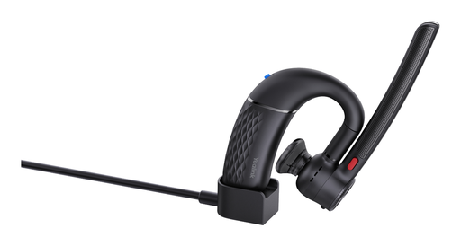 Oreillette Bluetooth Yealink BH71 Lite, mono à crochet d'oreille, 4 micros antibruit, Bluetooth 5.3, 10 h de conversatio