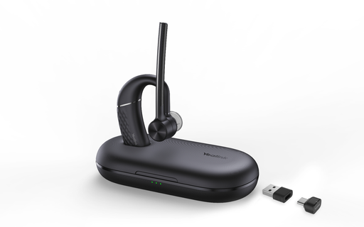 Yealink BH71 Pro USB-C/A Bluetooth headset, 18 g mono, 4 noise-cancelling mics, BT51A USB-C/A dongle, 30 h with the char