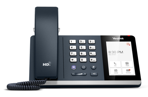 Yealink MP54 E2 Microsoft-Teams-Tischtelefon, 4" Touchscreen, Android 13, Wi-Fi 5 und Bluetooth 5.2, PoE