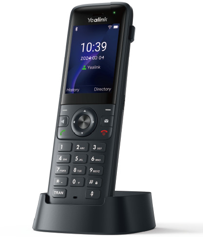 Yealink AX83H WLAN-SIP-Telefon, Wi-Fi 6, 4 SIP-Konten, 2,4" Farbdisplay, Bluetooth 5.0