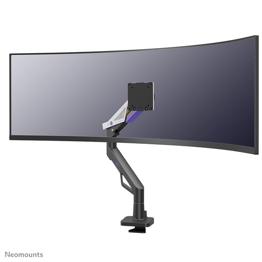 Bras support d'écran Neomounts DS70-256BL1, 24 à 57 pouces, jusqu'à 30 kg, VESA 75x75 à 200x200, mouvement complet