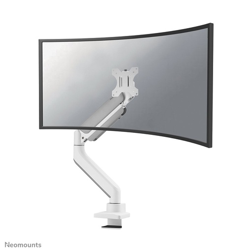 Bras support d'écran Neomounts DS70PLUS-450WH1, 17 à 49 pouces, jusqu'à 18 kg, VESA 75x75 à 100x100, mouvement complet