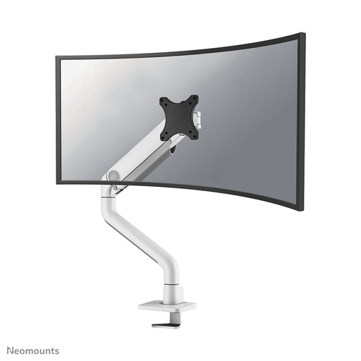 Bras support d'écran Neomounts DS70S-950WH1, 17 à 49 pouces, jusqu'à 18 kg, VESA 75x75 à 100x100, mouvement complet