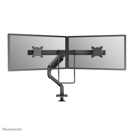 Bras support d'écran Neomounts DS75S-950BL2, 17 à 32 pouces, jusqu'à 8 kg, 2 écrans, VESA 75x75 à 100x100
