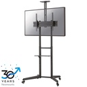 Chariot mobile pour écran Neomounts FL50-550BL1, 37 à 70 pouces, jusqu'à 50 kg, VESA 100x100 à 600x400