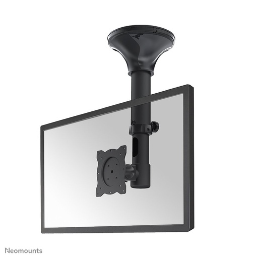 Support de plafond pour écran Neomounts FPMA-C025BLACK, 10 à 30 pouces, jusqu'à 12 kg, VESA 75x75 à 100x100, inclinaison