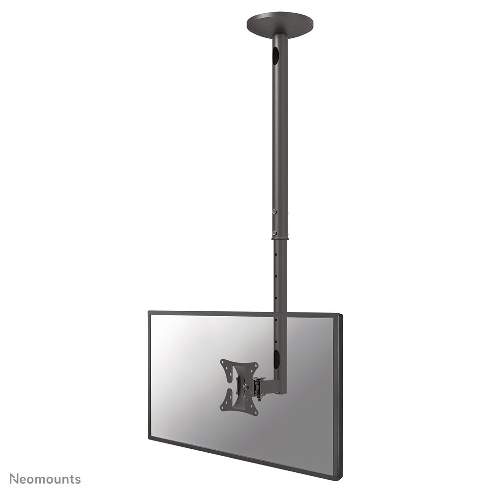 Neomounts FPMA-C050BLACK ceiling mount, 10 to 30 inch, up to 20 kg, VESA 50x50 to 100x100, Tilt, Swivel, Full motion