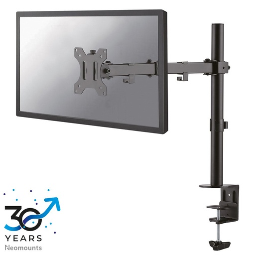 Bras support d'écran Neomounts FPMA-D550BLACK, 10 à 32 pouces, jusqu'à 8 kg, VESA 75x75 à 100x100, inclinaison, rotation