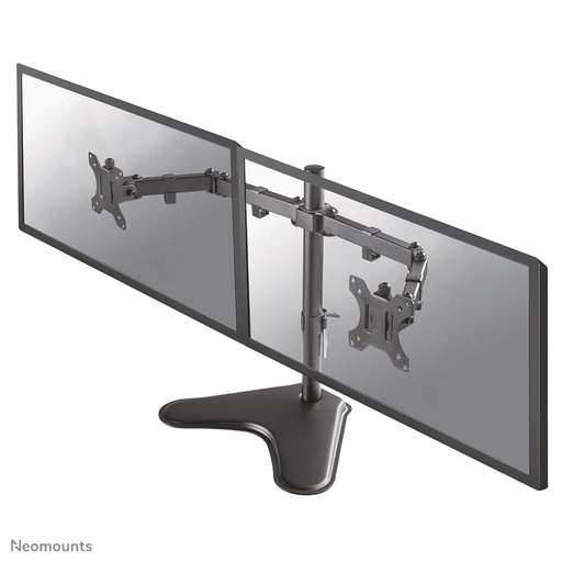 Neomounts FPMA-D550DDBLACK Monitorständer, 10 bis 32 Zoll, bis 8 kg, 2 Bildschirme, VESA 75x75 bis 100x100