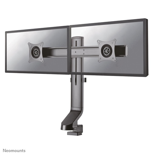 Bras support d'écran Neomounts FPMA-D860DBLACK, 10 à 27 pouces, jusqu'à 7 kg, 2 écrans, VESA 75x75 à 100x100