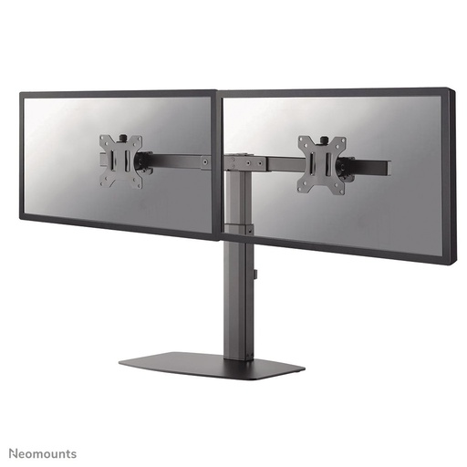 Neomounts FPMA-D865DBLACK Monitorständer, 10 bis 27 Zoll, bis 6 kg, 2 Bildschirme, VESA 75x75 bis 100x100